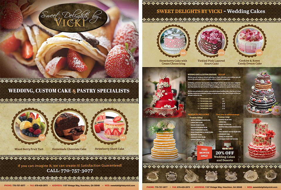 Sweet Delights by Vicki Retail Flyer