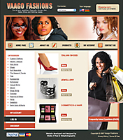 Webphotographix Homepage Design Layout -  Vaaga Fashions