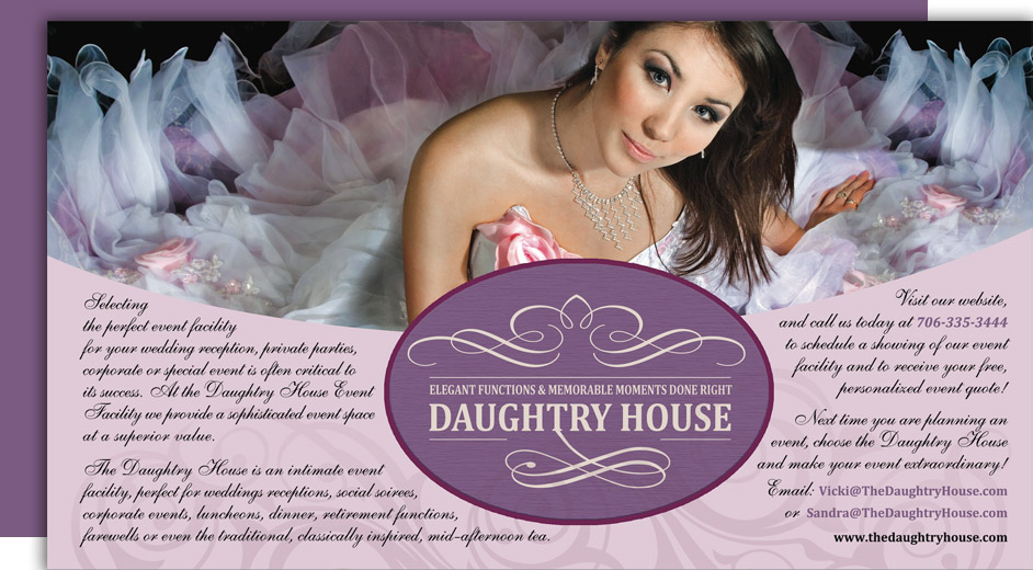 Daughtry House Promotional Postcard