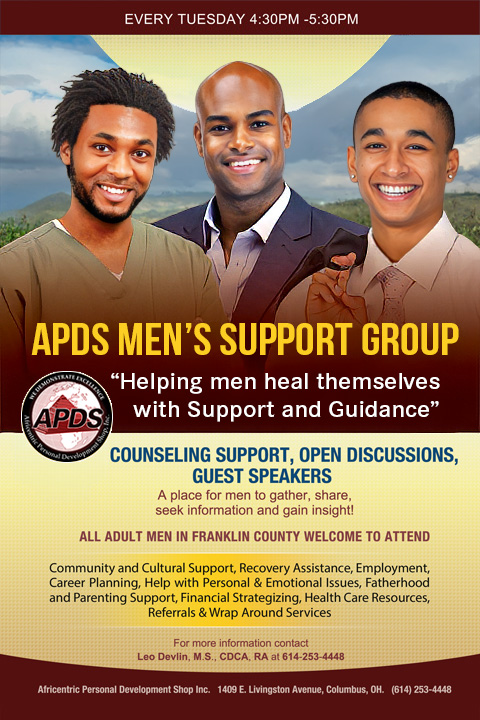 APDS Men's Support Group Poster