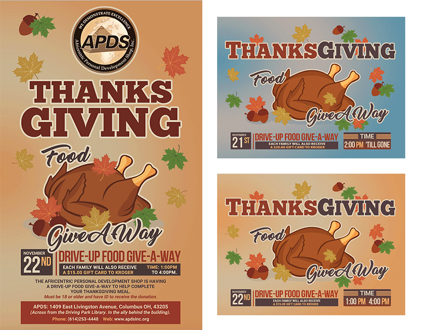 APDS Thanksgiving Giveaway Slide