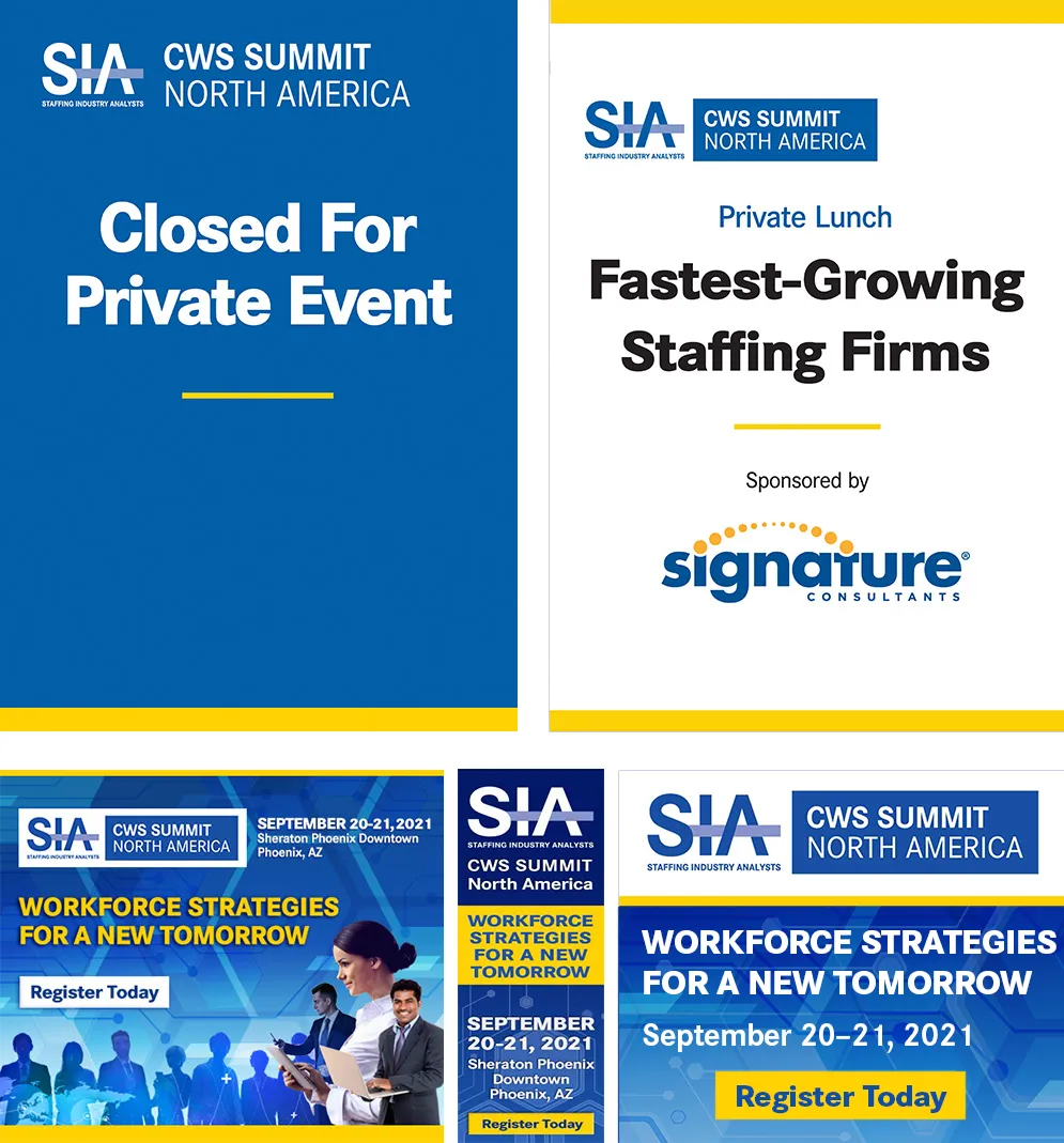 Large-scale signage and digital ads