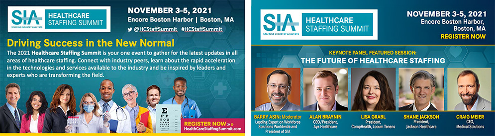 SIA Healthcare Staffing Summit 2021 PowerPoint Slides