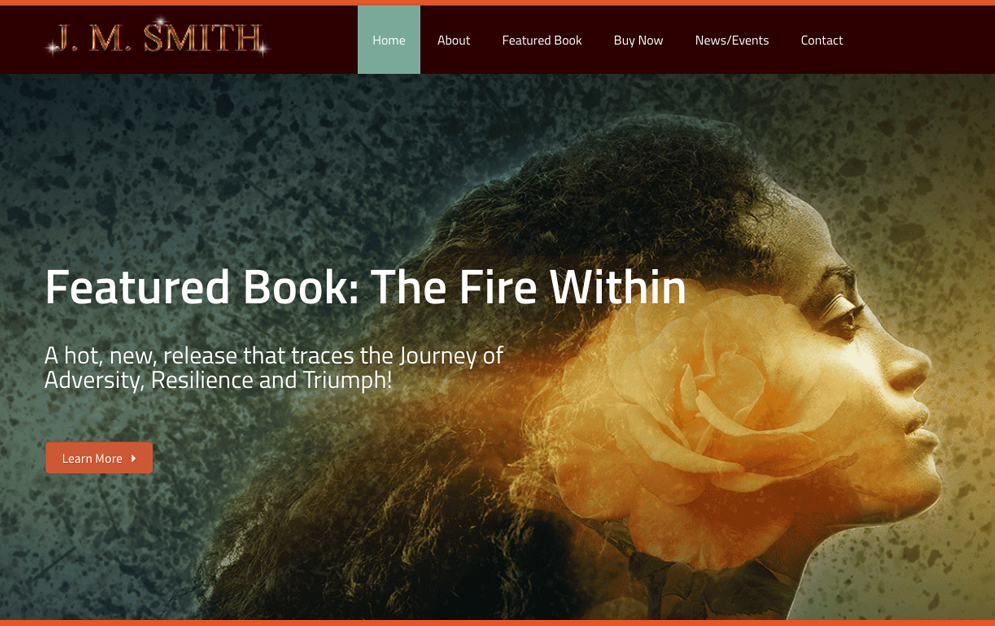 The Fire Within Website Hero image