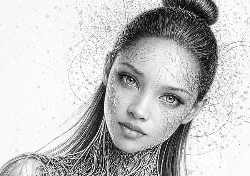Ethereal, Monochrome Elegance