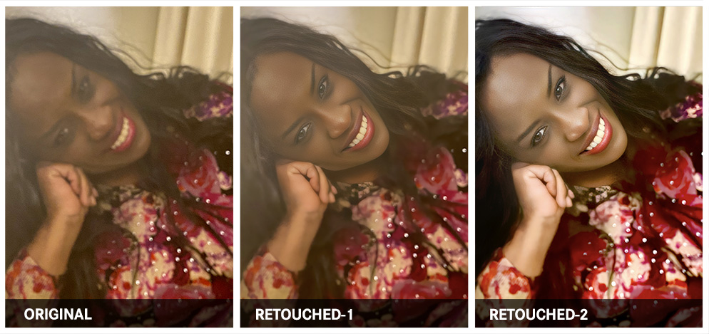 Skin retouching and texture preservation by Giselle White
