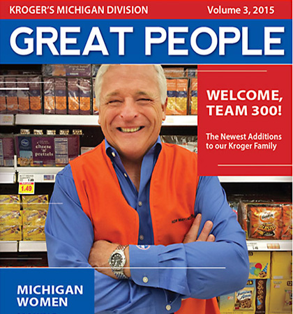Kroger editorial design case study