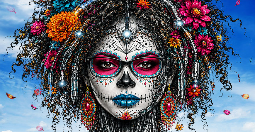 Ghost In Bloom AI art direction exploration