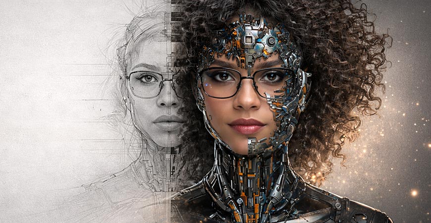 Final AI Exploration image entitled Reconstructing Identity