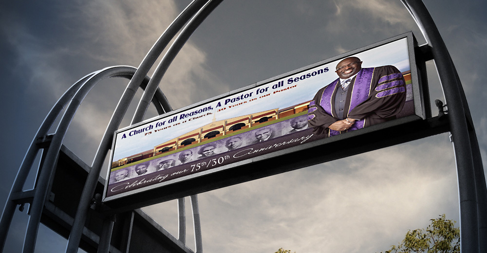 First Church of God 75/30th Anniversary Outdoor Signage