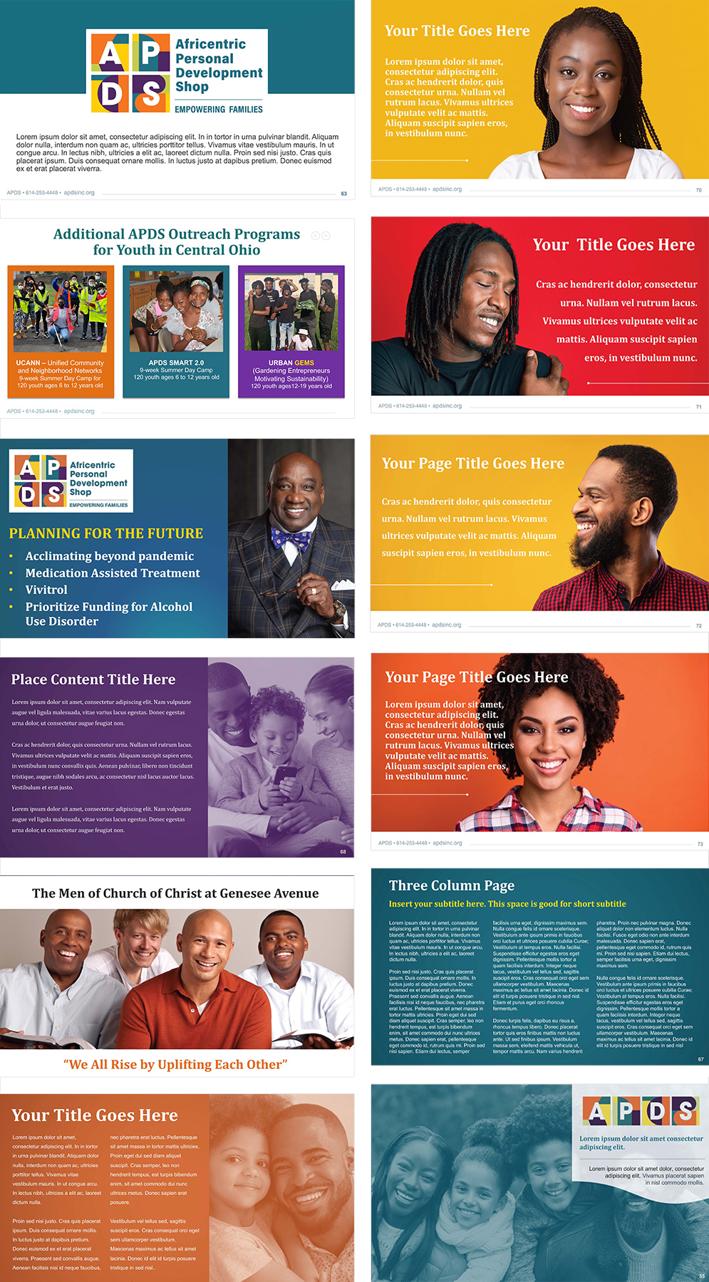 APDS Rebranded PowerPoint Template and Ad Templates