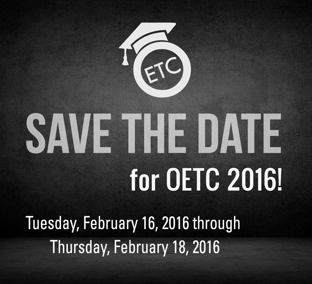 OETC Save The Date Advertisement