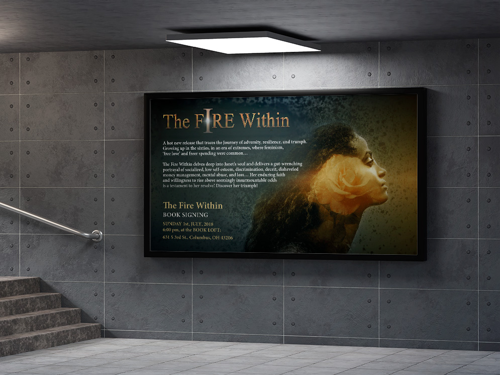 The Fire Within event signage (Horizontal Outdoor Sign)