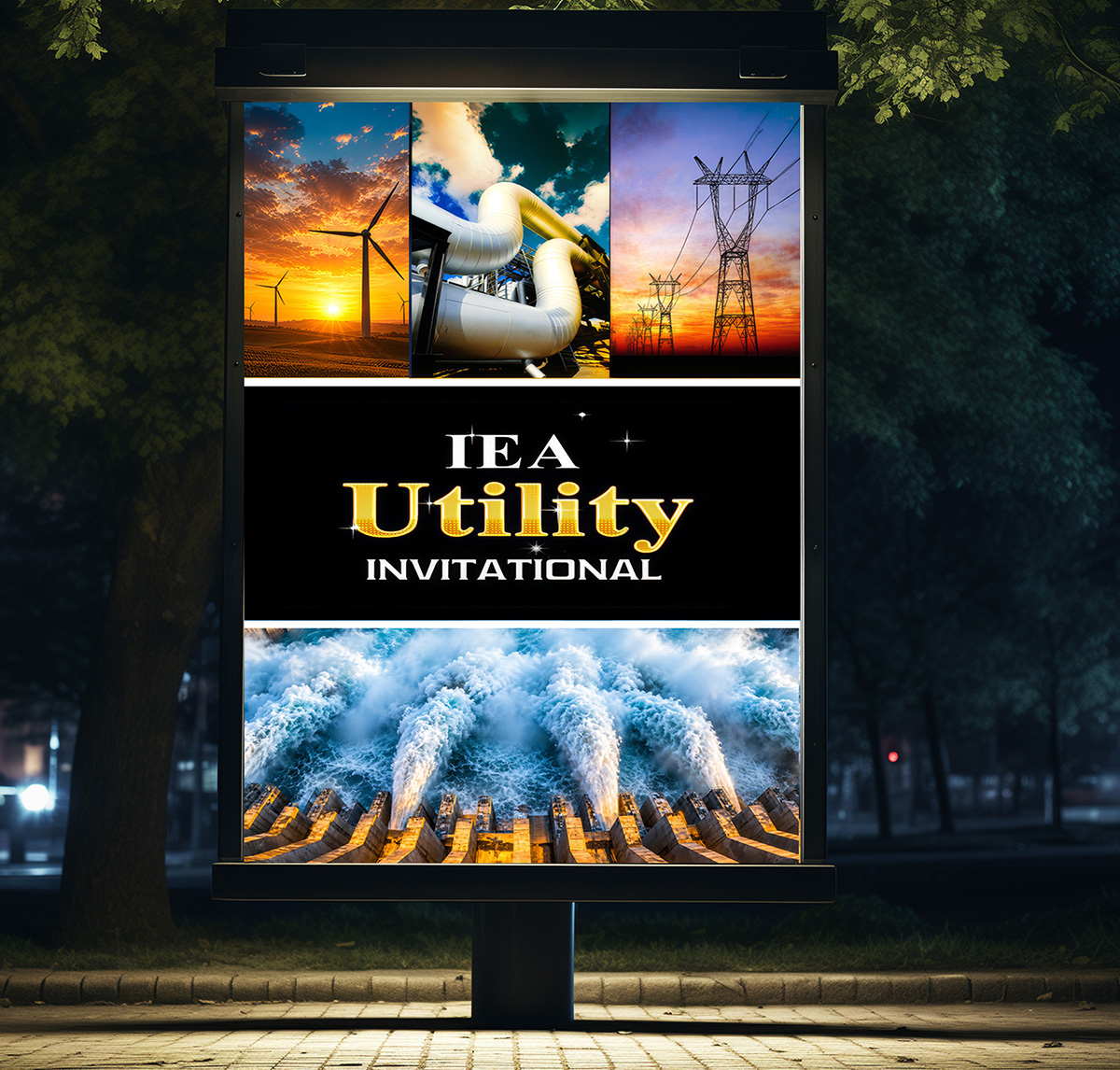 Indiana Energy Association environmental conference signage