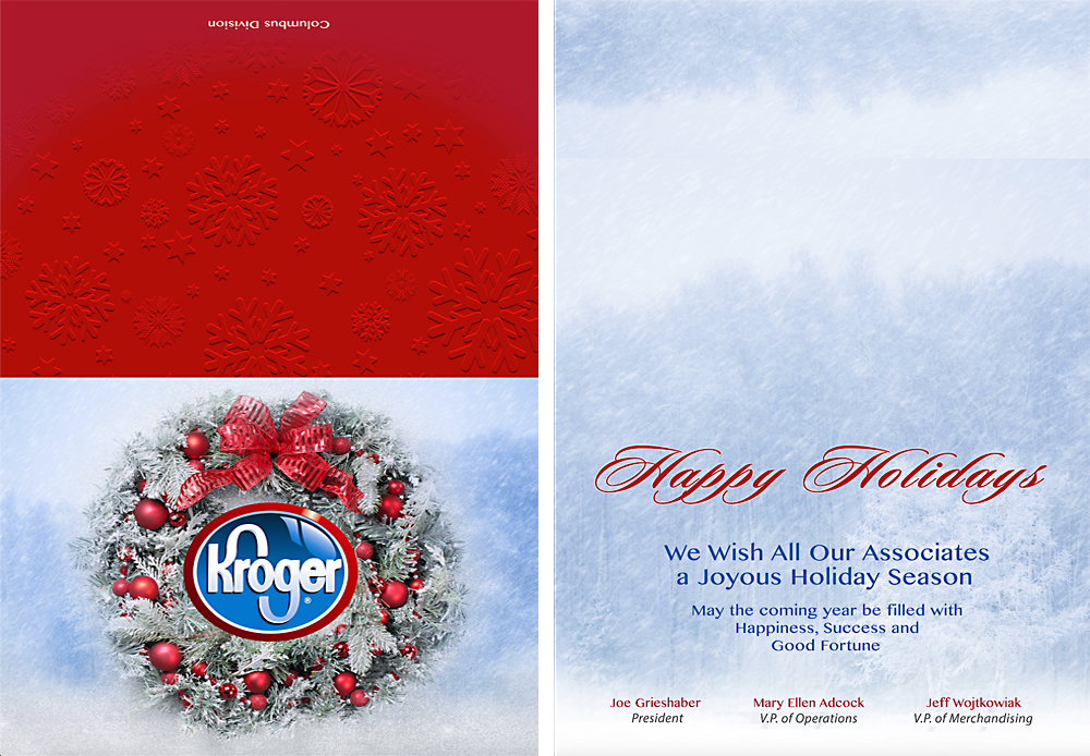 Kroger 2015 holiday card interior