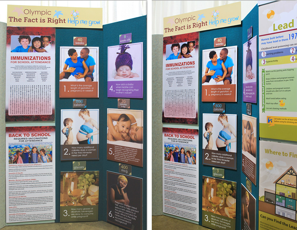 Ohio Department of Health Immunization Tradeshow Booth
