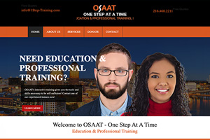 One Step at a Time education and professional training website