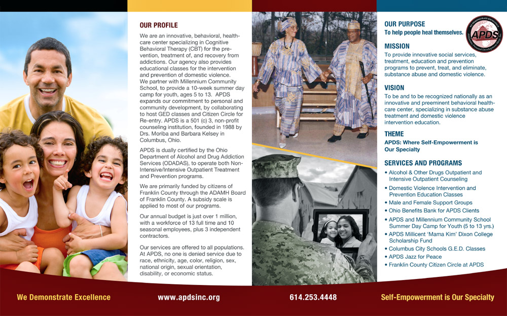 APDS z-fold brochure two interior