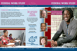 Columbus State — Federal Work Study Brochure by Giselle White