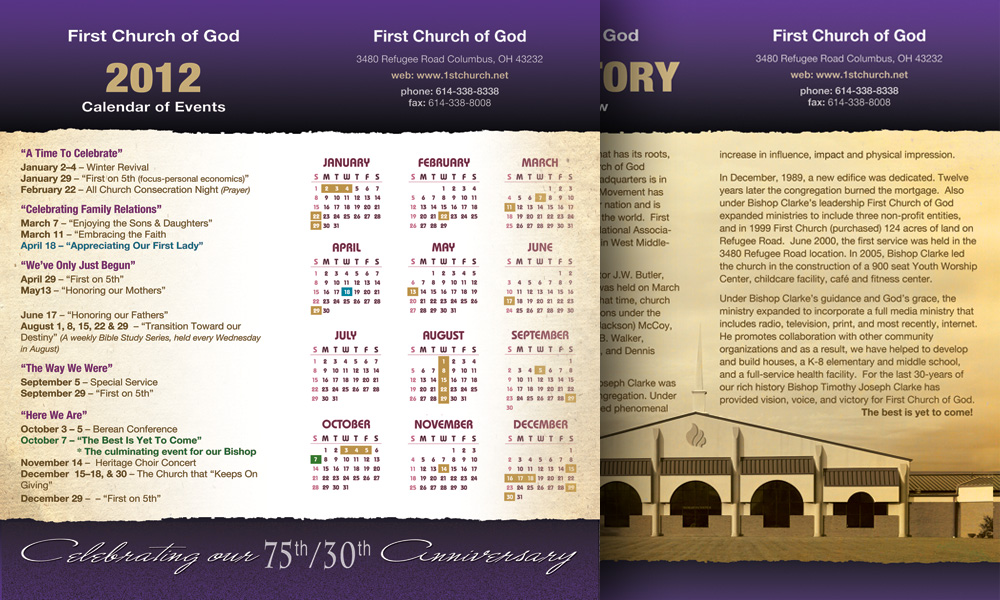 First Church of God 75/30th Anniversary Program
