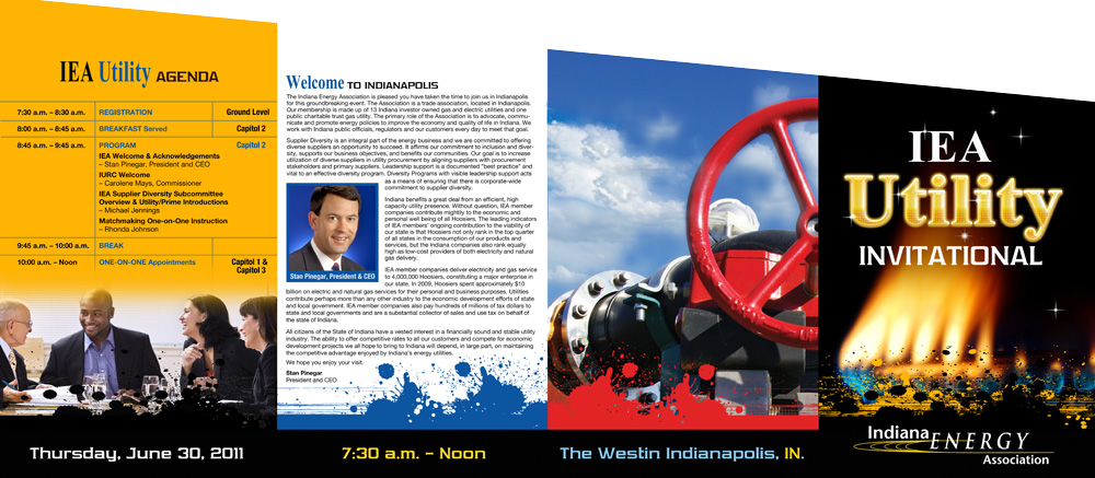 Indiana Energy Association Utility Invitational Program — project view 1 by Giselle White / Webphotographix