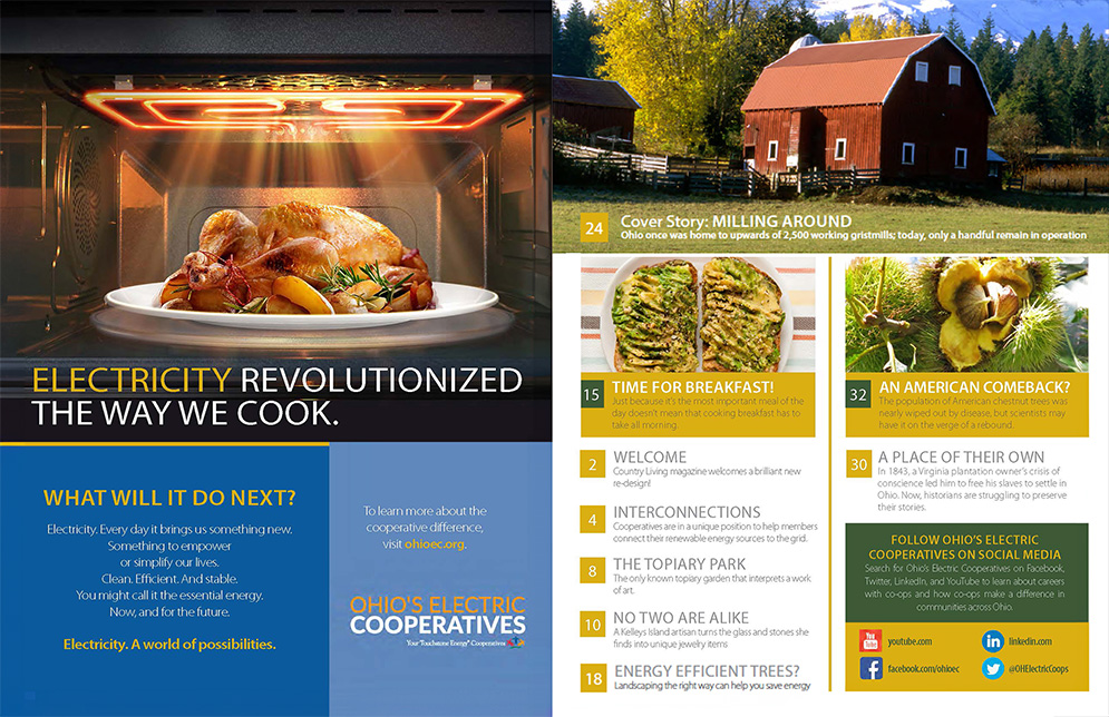 Ohio Cooperative Living Magazine Redesign — project view 2 by Giselle White / Webphotographix