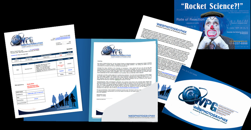Webphotographix promotional presentation folder.