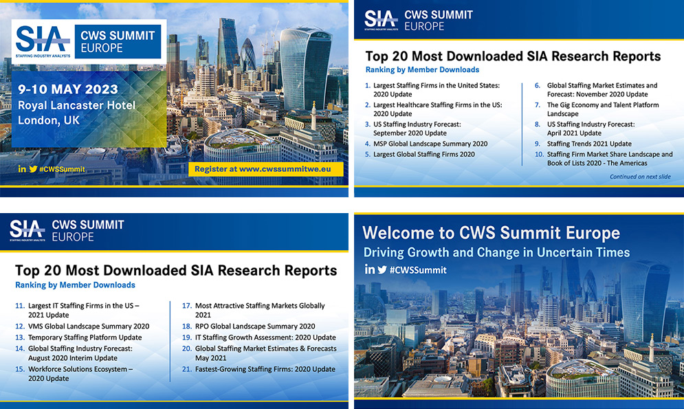 CWS Summit Europe PowerPoint presentation slides