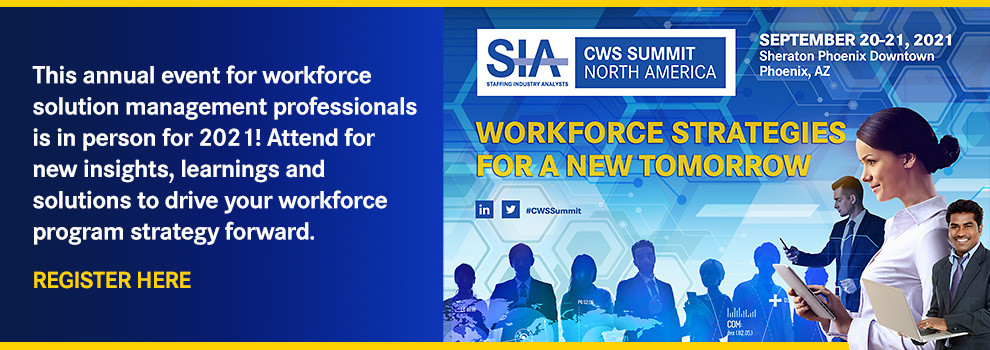 CWS Summit North America website homepage header with introductory copy and event artwork.