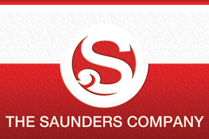 The Saunders Company branding with stationery, brochure, flyer, and proposal design