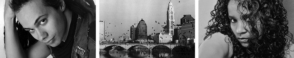 Black and white photography portfolio preview