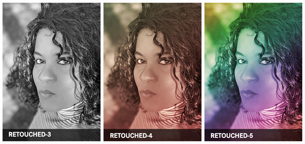 African-Indian-Irish Caribbean Woman, Giselle photo retouching example 2 — Webphotographix