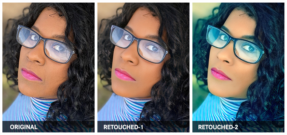 GISELLE – Quirky, Fun-Loving, Graphic Designer photo retouching example 1 — Webphotographix