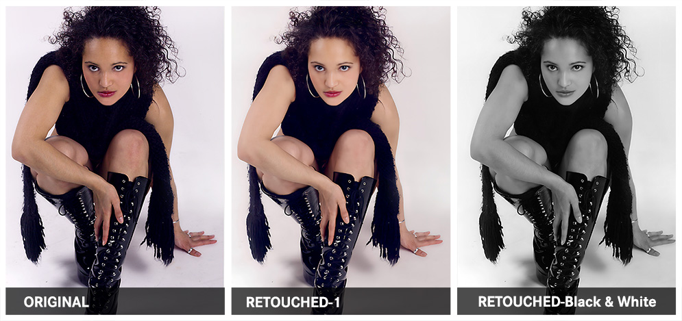 Exotic Dancer and Aspiring Model, Deborah photo retouching example 1 — Webphotographix