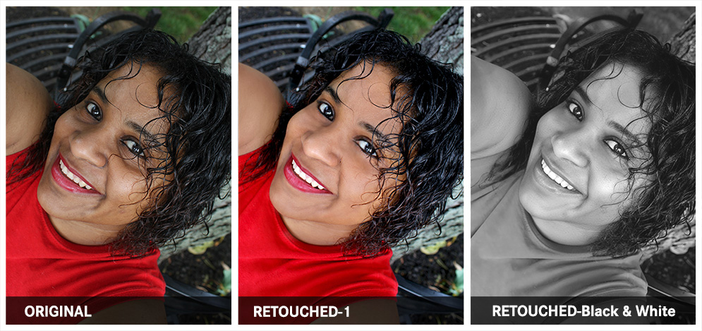 Quirky, Fun-Loving Graphic Artist, Giselle photo retouching example 1 — Webphotographix