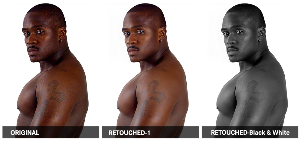 Aspiring Competitive Body-Builder, Jackson photo retouching example 1 — Webphotographix