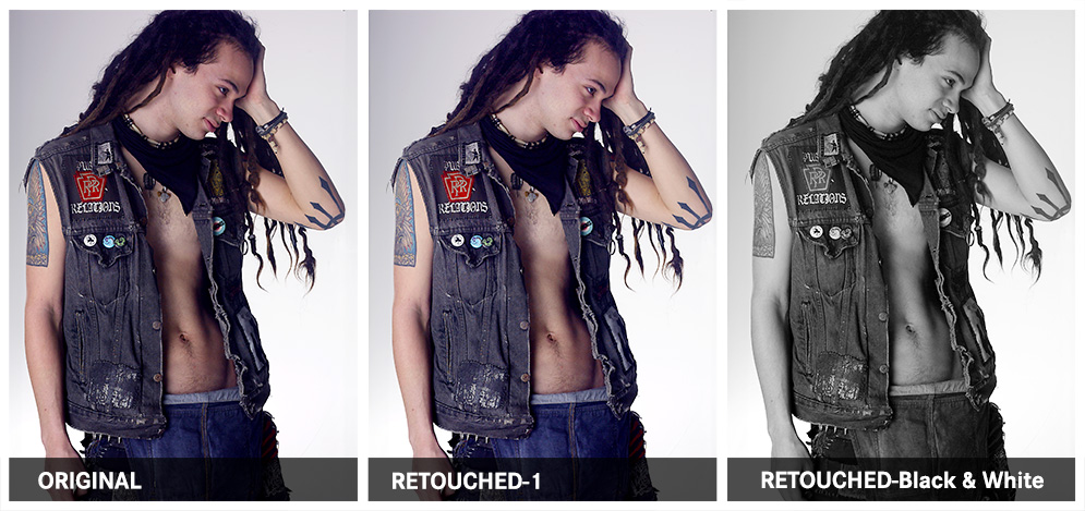 German-Irish-Mexican Model, Josh Schaffer photo retouching example 1 — Webphotographix