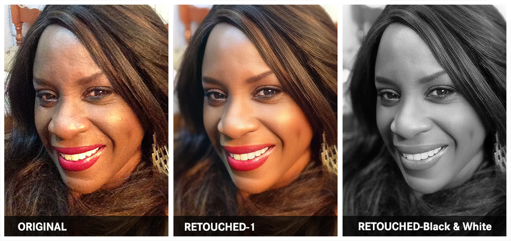 Coffee-Loving California Diva, Renee photo retouching example 1 — Webphotographix