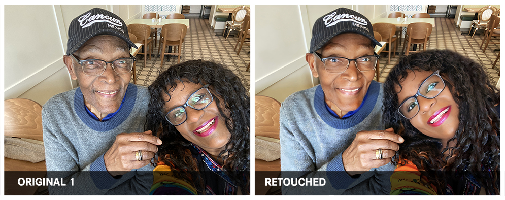 FAMILY MATTERS photo retouching example 2 — Webphotographix