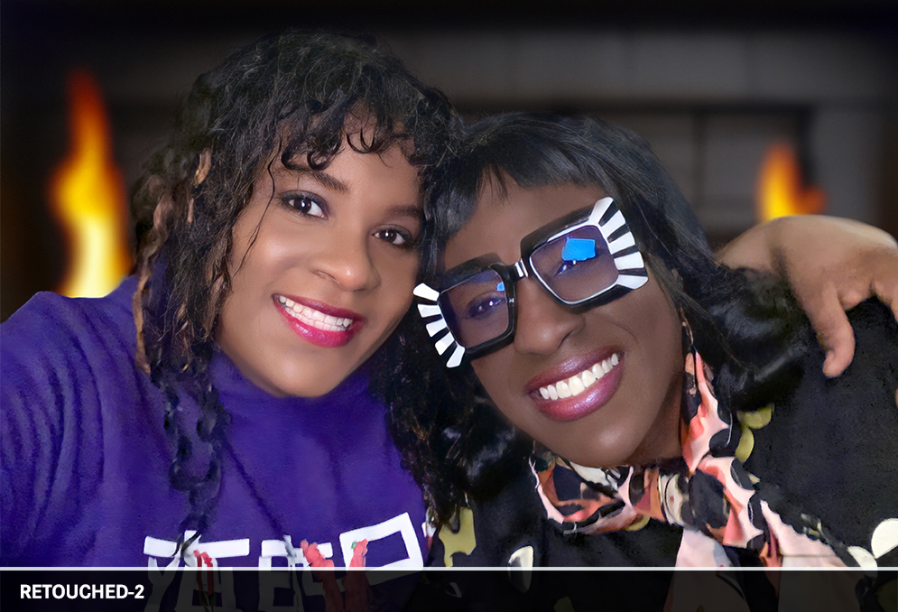 CARIBBEAN SISTERS photo retouching example 2 — Webphotographix