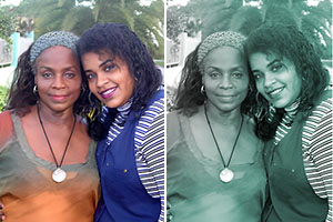 TREASURED FAMILY photo retouching study