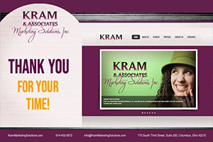 KRAM capabilities presentation design by Giselle White