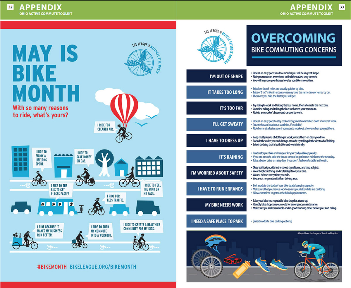 Ohio Department of Health Ohio Active Bicycling Flyer