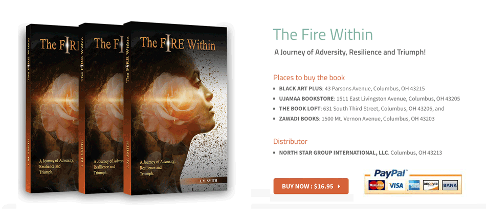 The Fire Within Book Cover Design