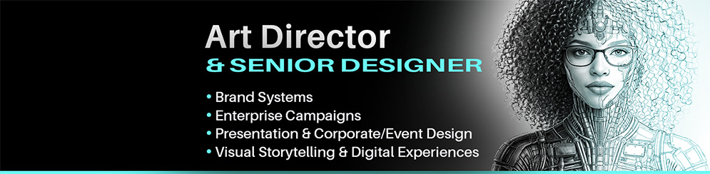 Giselle White, Art Director's LinkedIn, X Social Media Badges