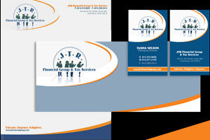 JTR Tax Consultants stationery and corporate identity design by Giselle White