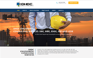 DHDC Engineering Consulting Services website